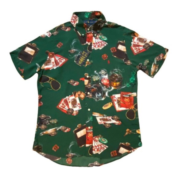 Polo Ralph Lauren Other - NWT Polo Ralph lauren Street Style Short Sleeves Viscose Mens's  Shirt Size S, M